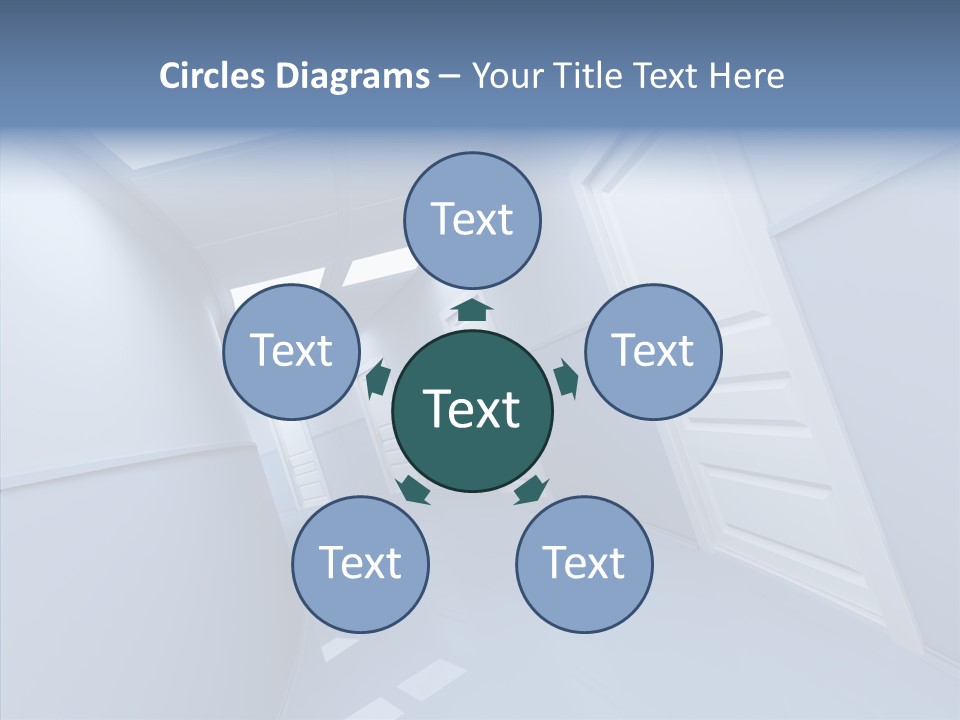 Interior Door Way PowerPoint Template