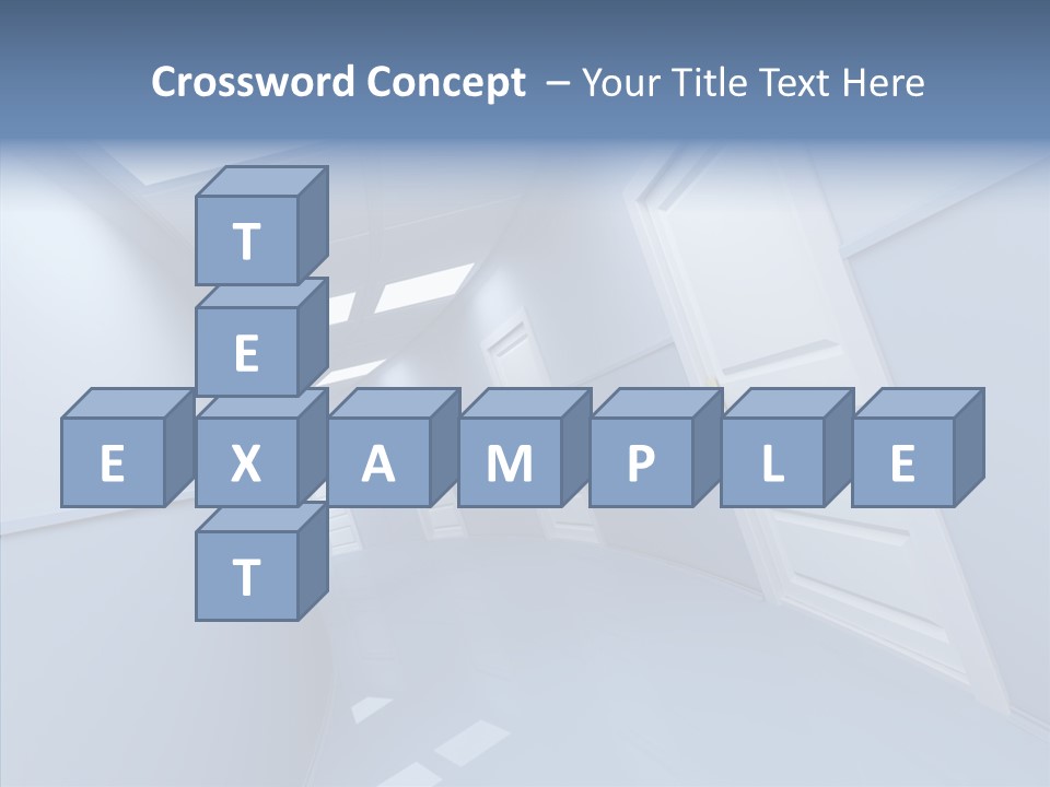 Interior Door Way PowerPoint Template