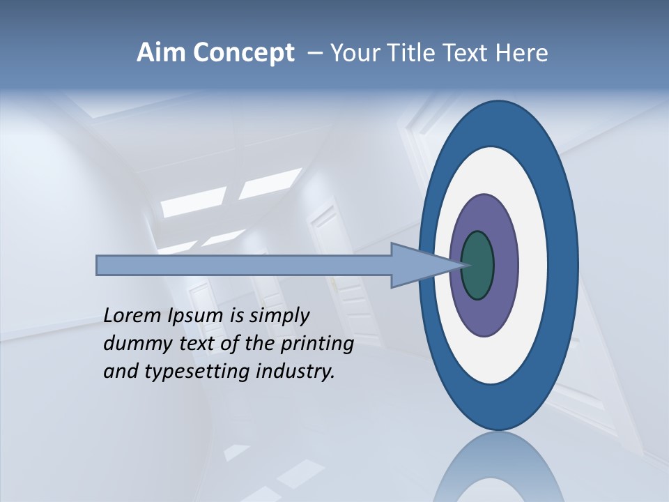 Interior Door Way PowerPoint Template