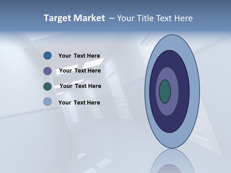 Interior Door Way PowerPoint Template