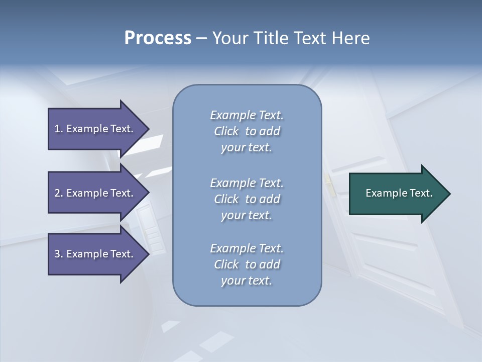 Interior Door Way PowerPoint Template