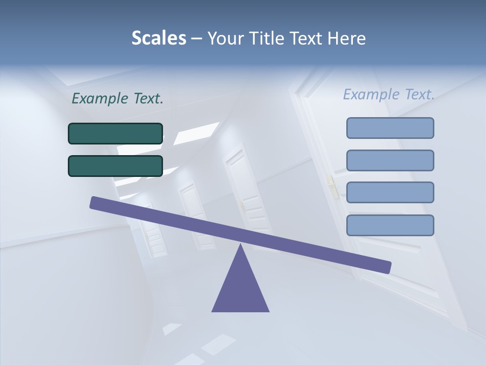 Interior Door Way PowerPoint Template