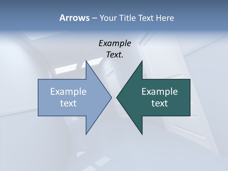 Interior Door Way PowerPoint Template