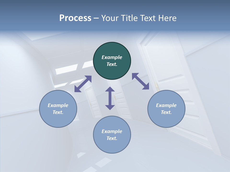 Interior Door Way PowerPoint Template