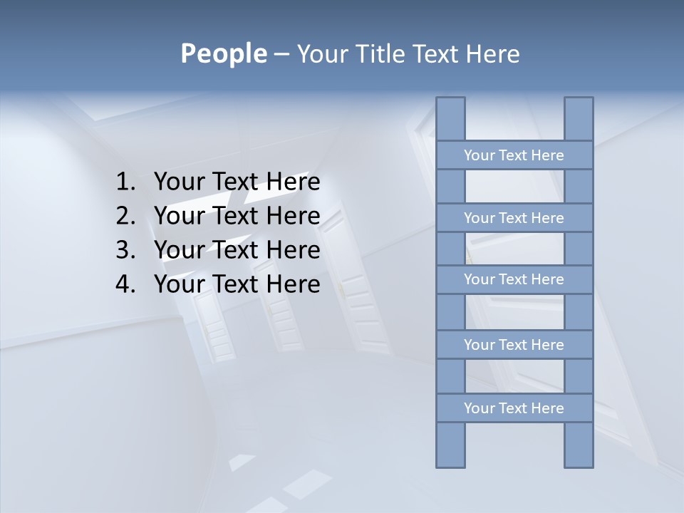 Interior Door Way PowerPoint Template