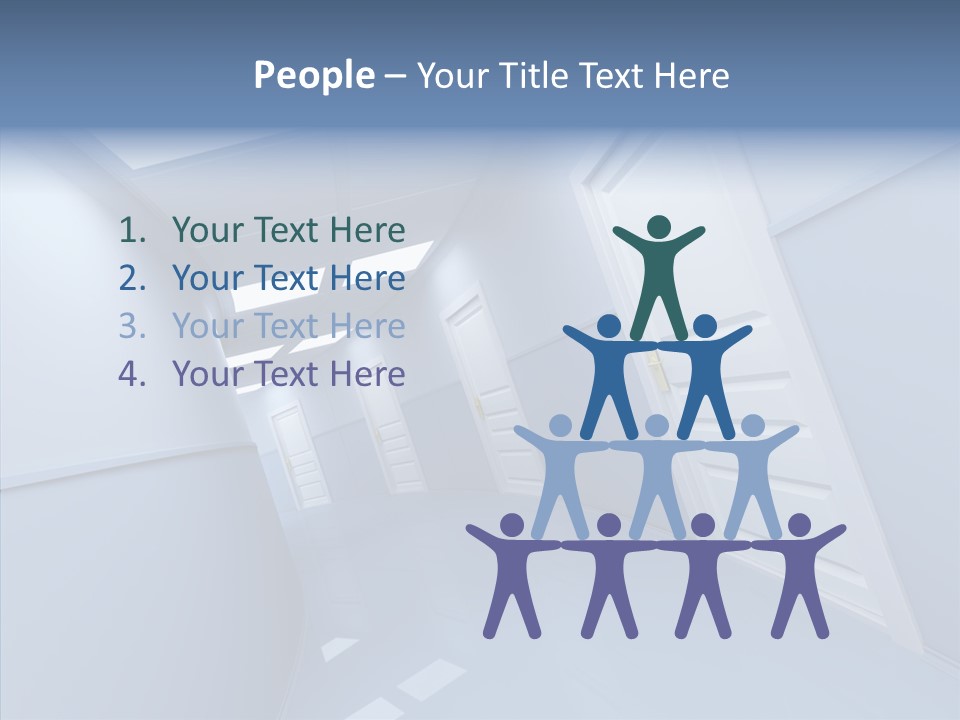 Interior Door Way PowerPoint Template