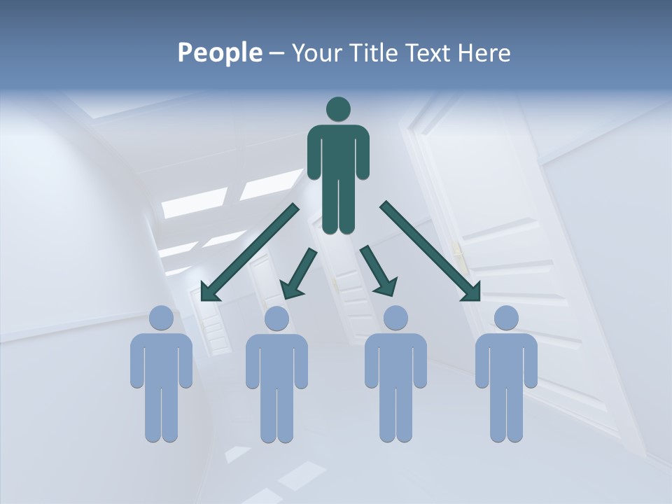 Interior Door Way PowerPoint Template