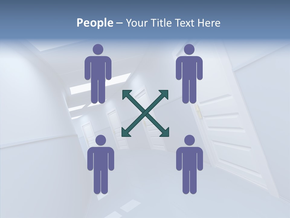 Interior Door Way PowerPoint Template