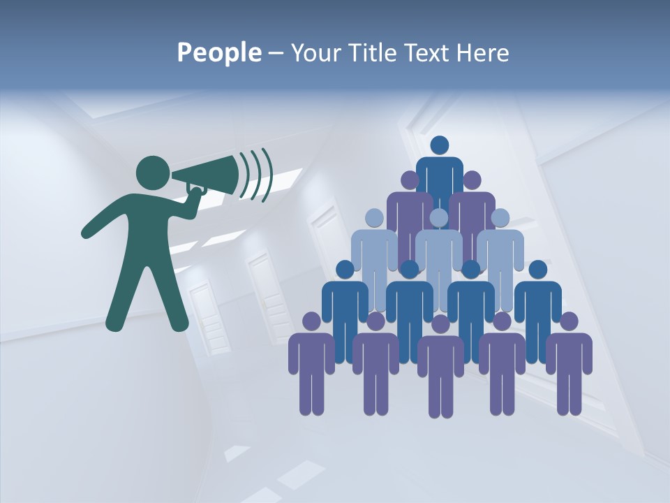 Interior Door Way PowerPoint Template