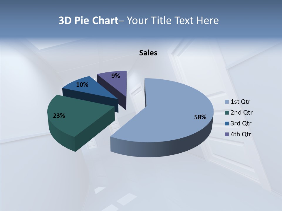 Interior Door Way PowerPoint Template