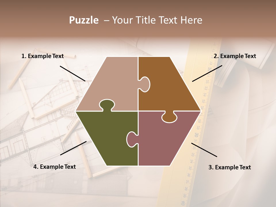 Dimensions Property Wooden Metre PowerPoint Template