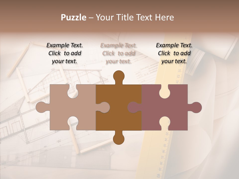 Dimensions Property Wooden Metre PowerPoint Template