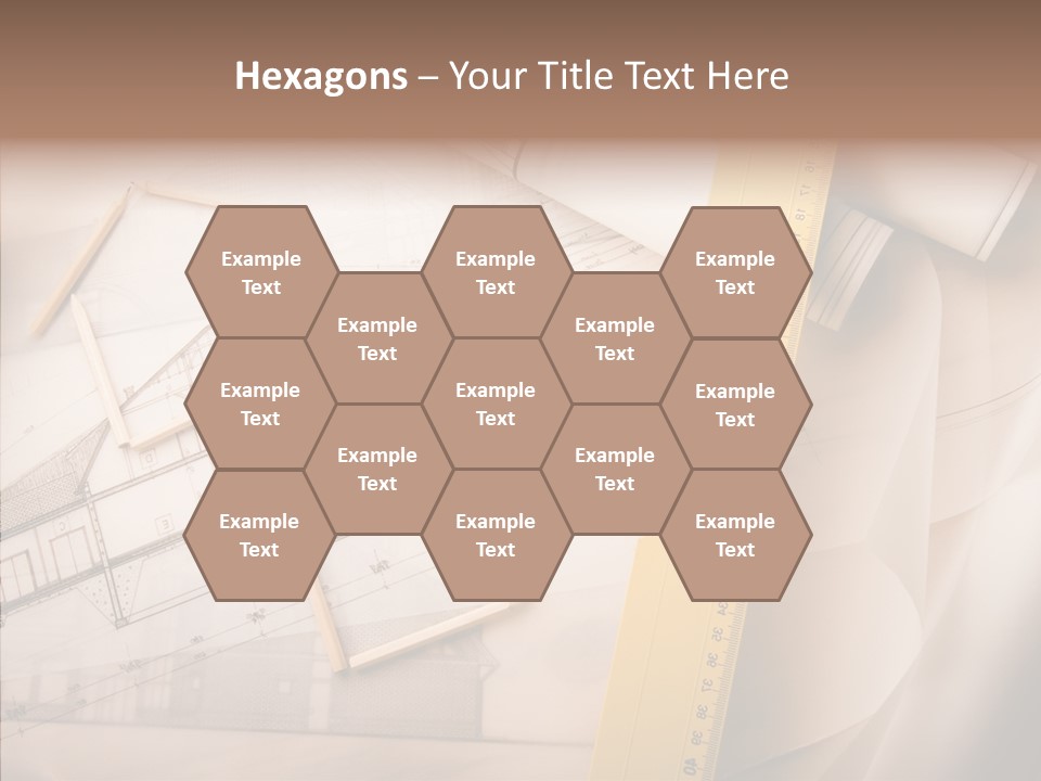 Dimensions Property Wooden Metre PowerPoint Template