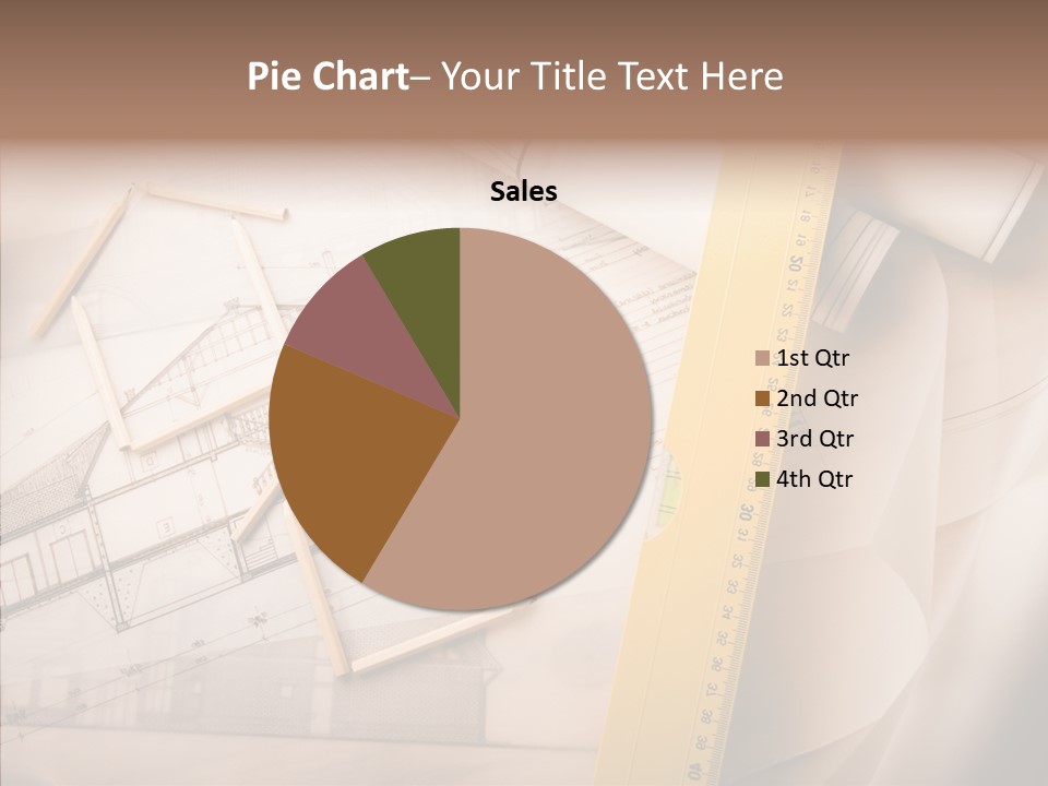 Dimensions Property Wooden Metre PowerPoint Template