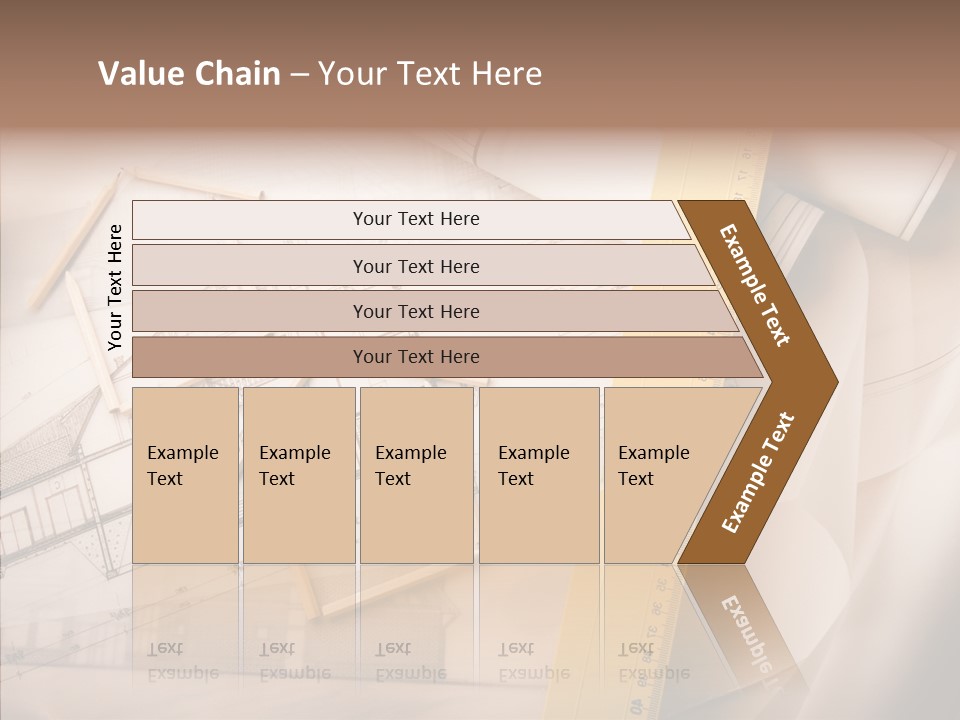 Dimensions Property Wooden Metre PowerPoint Template