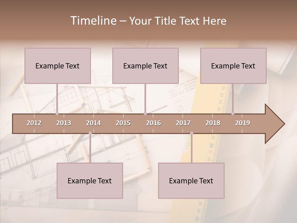 Dimensions Property Wooden Metre PowerPoint Template