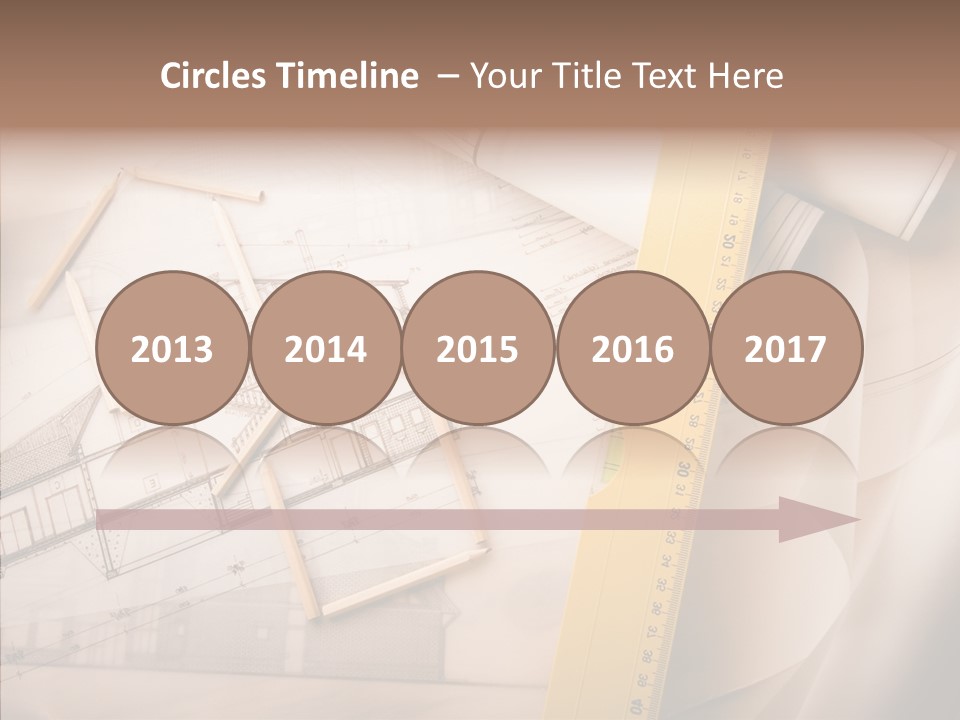 Dimensions Property Wooden Metre PowerPoint Template