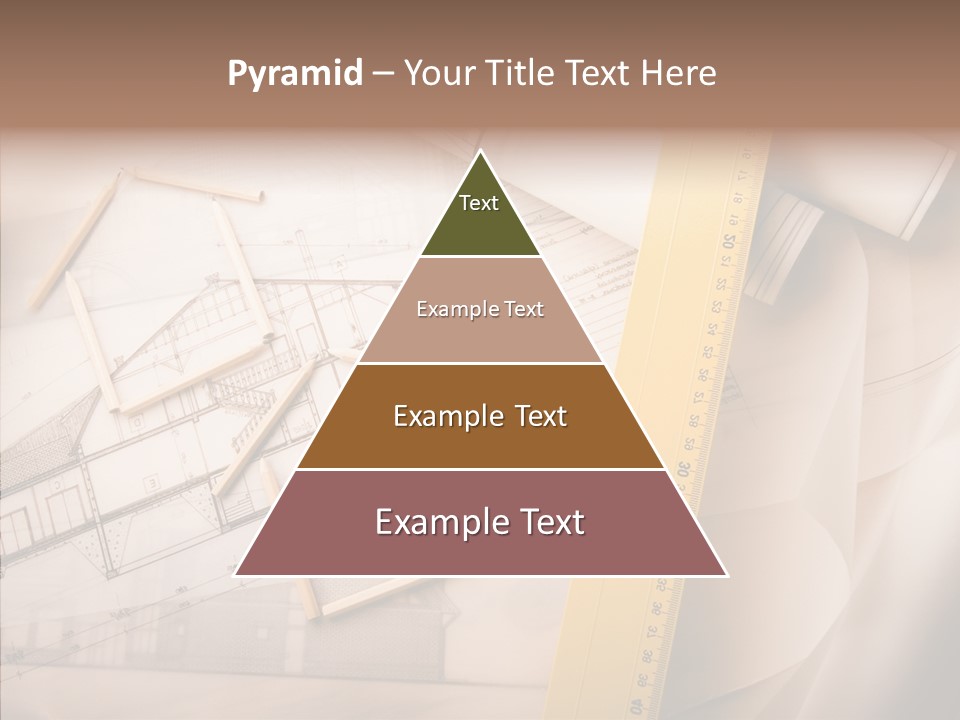 Dimensions Property Wooden Metre PowerPoint Template