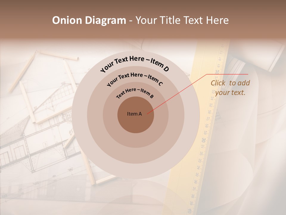 Dimensions Property Wooden Metre PowerPoint Template