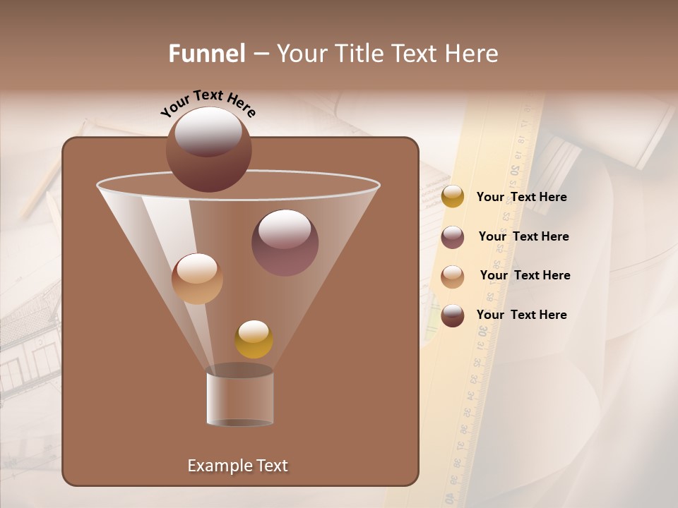 Dimensions Property Wooden Metre PowerPoint Template