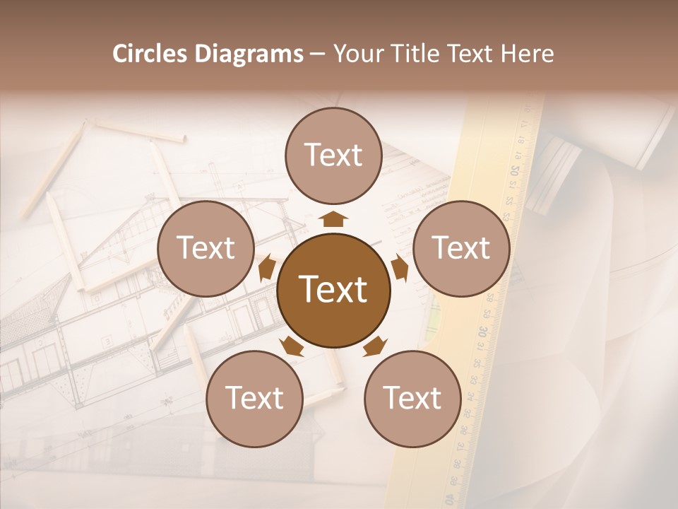 Dimensions Property Wooden Metre PowerPoint Template
