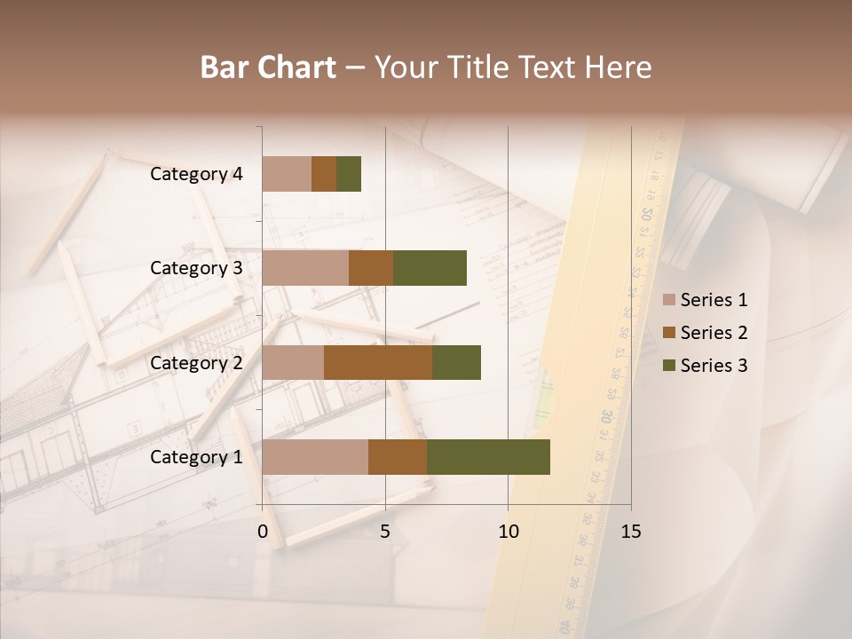 Dimensions Property Wooden Metre PowerPoint Template