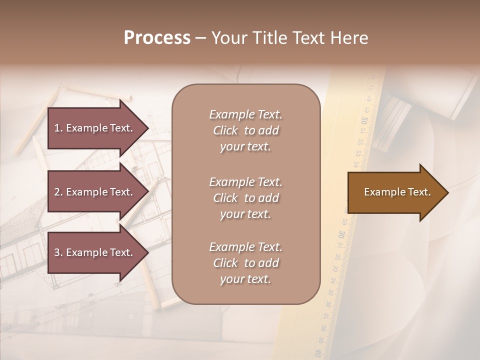 Dimensions Property Wooden Metre PowerPoint Template