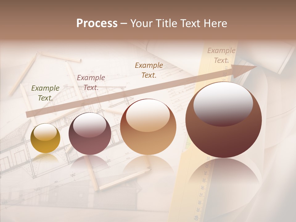 Dimensions Property Wooden Metre PowerPoint Template
