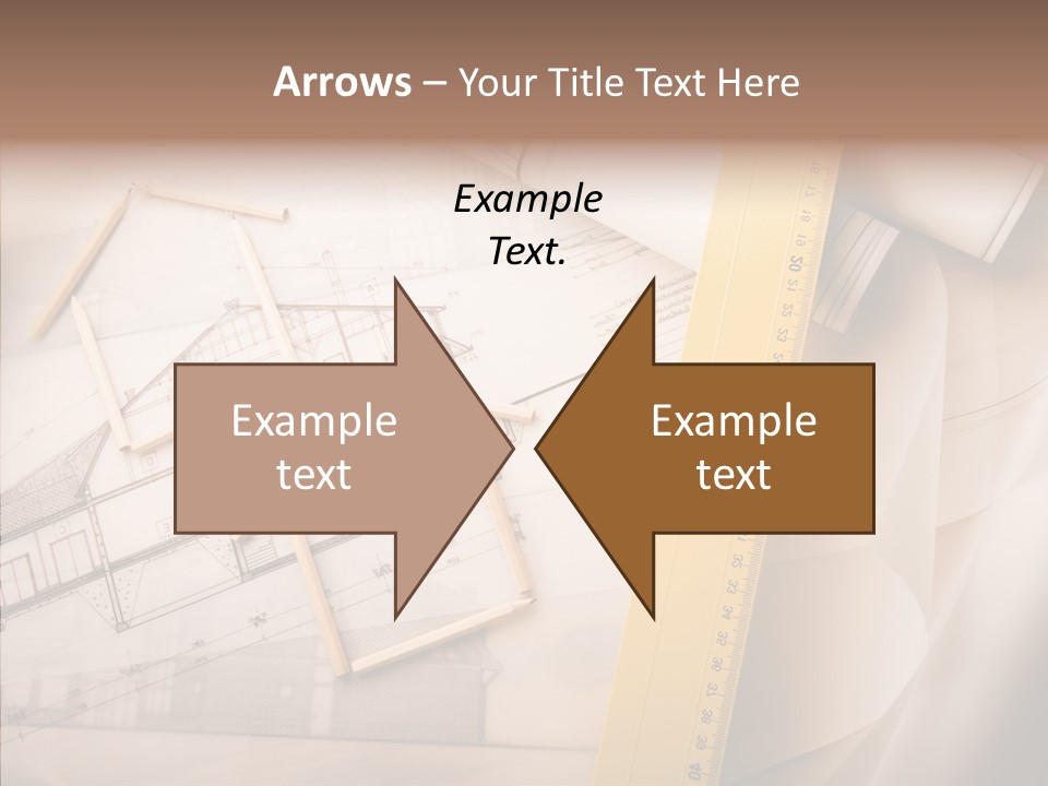 Dimensions Property Wooden Metre PowerPoint Template