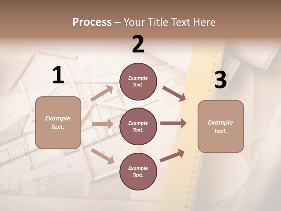 Dimensions Property Wooden Metre PowerPoint Template