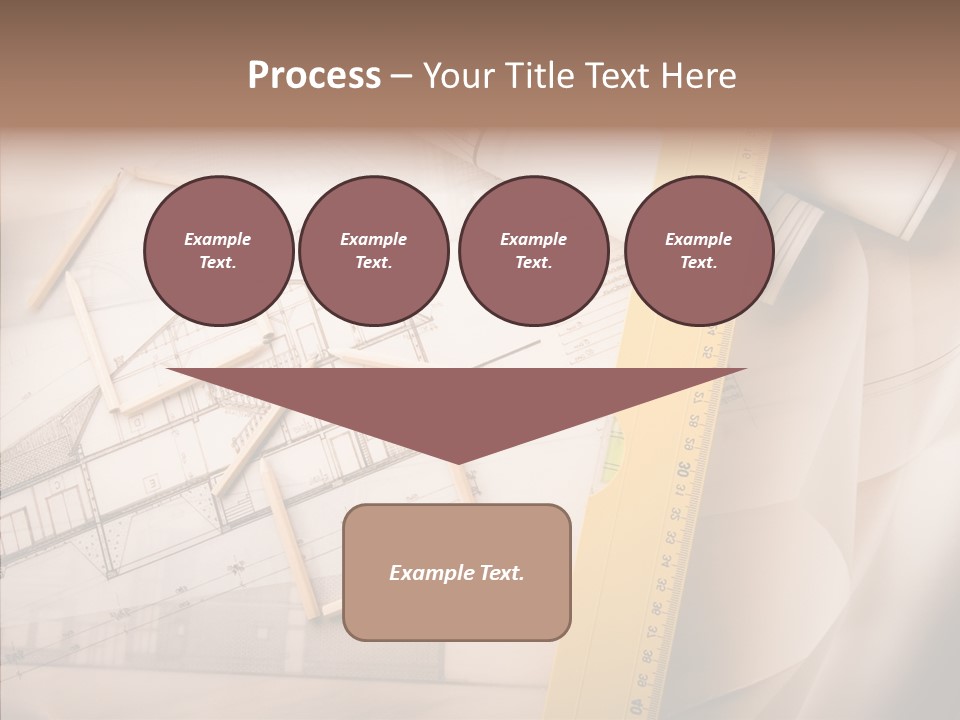 Dimensions Property Wooden Metre PowerPoint Template