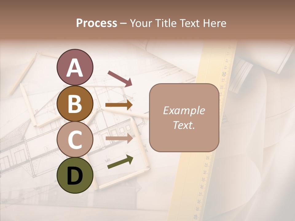 Dimensions Property Wooden Metre PowerPoint Template