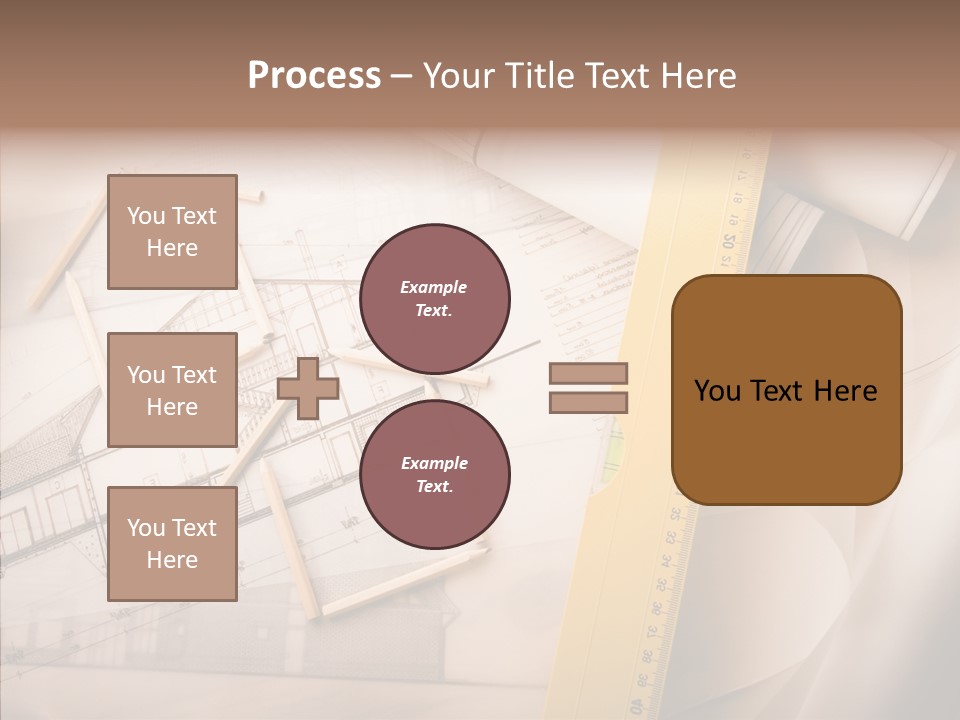 Dimensions Property Wooden Metre PowerPoint Template