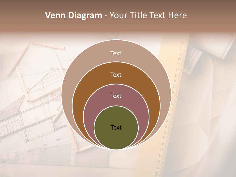 Dimensions Property Wooden Metre PowerPoint Template