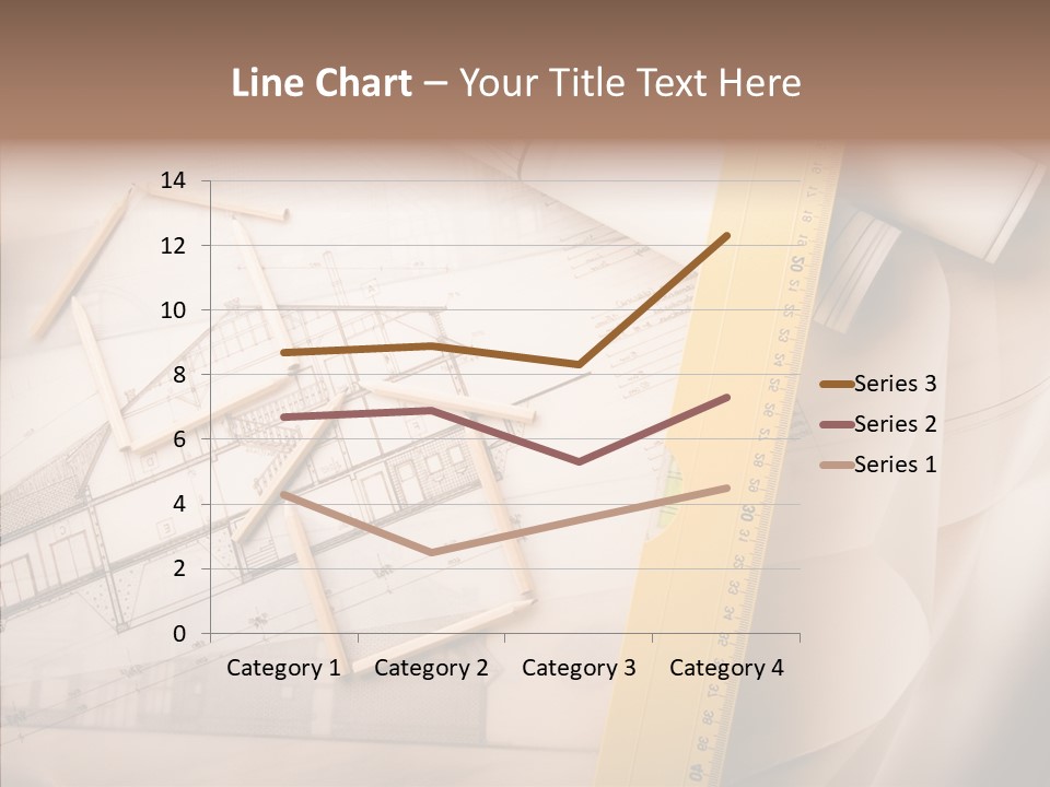 Dimensions Property Wooden Metre PowerPoint Template