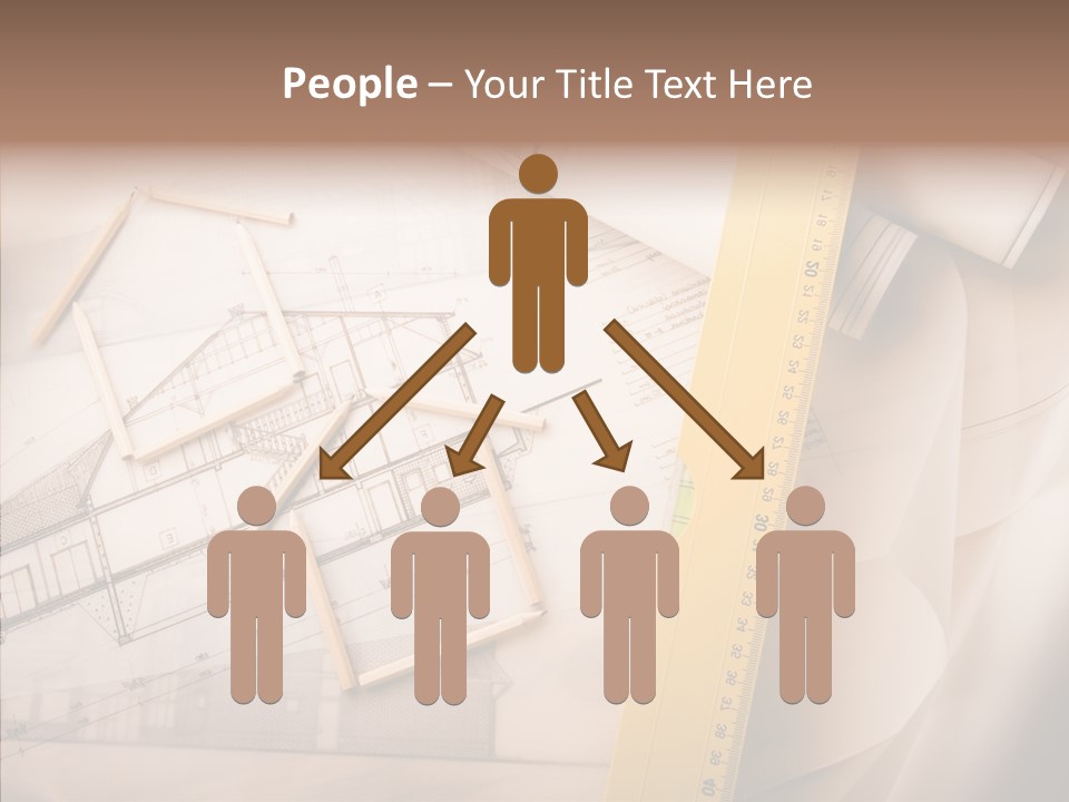 Dimensions Property Wooden Metre PowerPoint Template