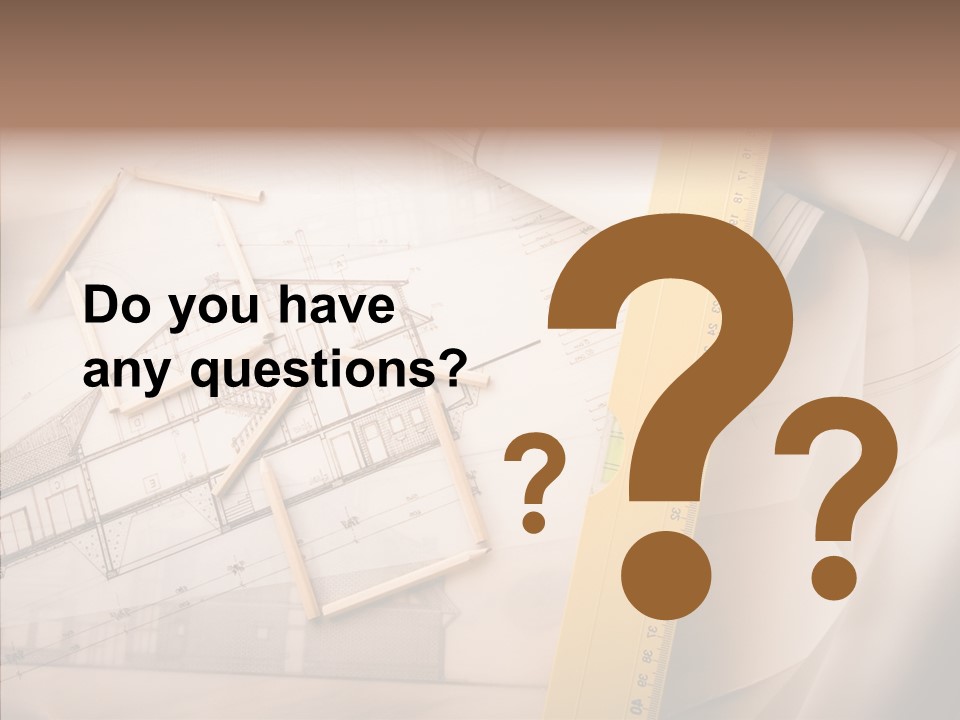 Dimensions Property Wooden Metre PowerPoint Template