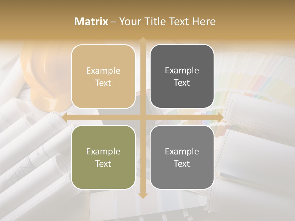 Notebooks Creativity Print PowerPoint Template