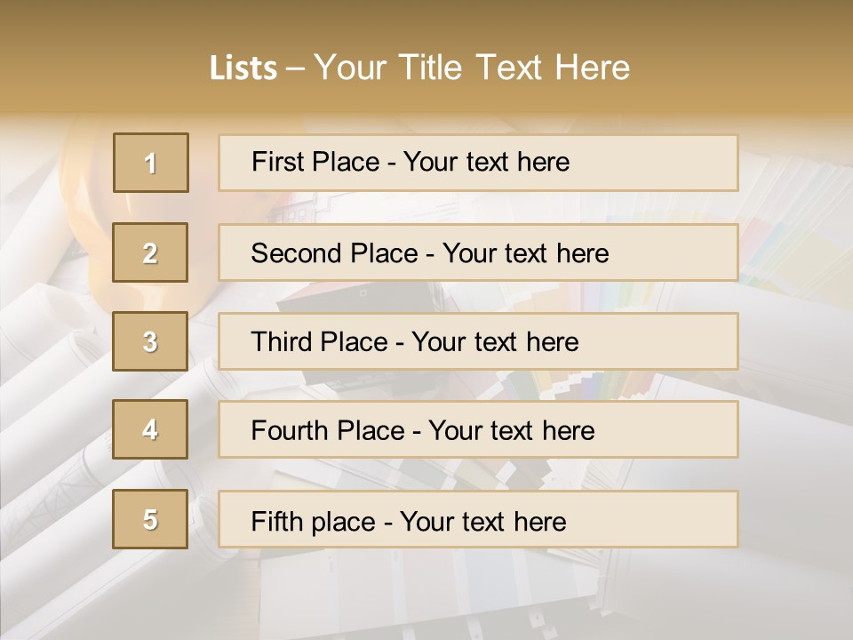 Notebooks Creativity Print PowerPoint Template