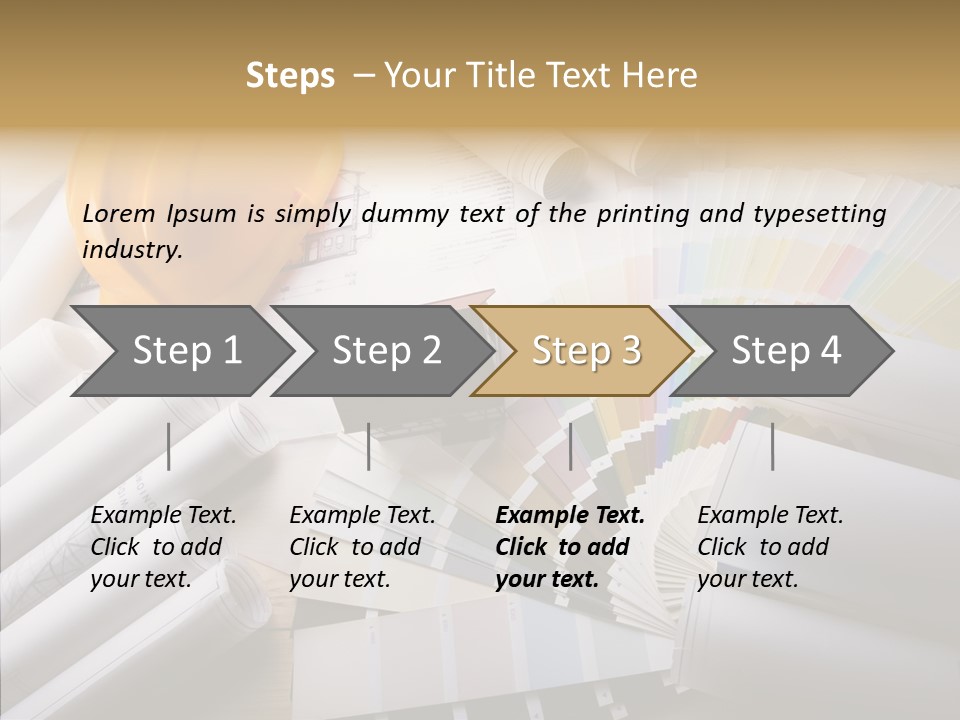 Notebooks Creativity Print PowerPoint Template