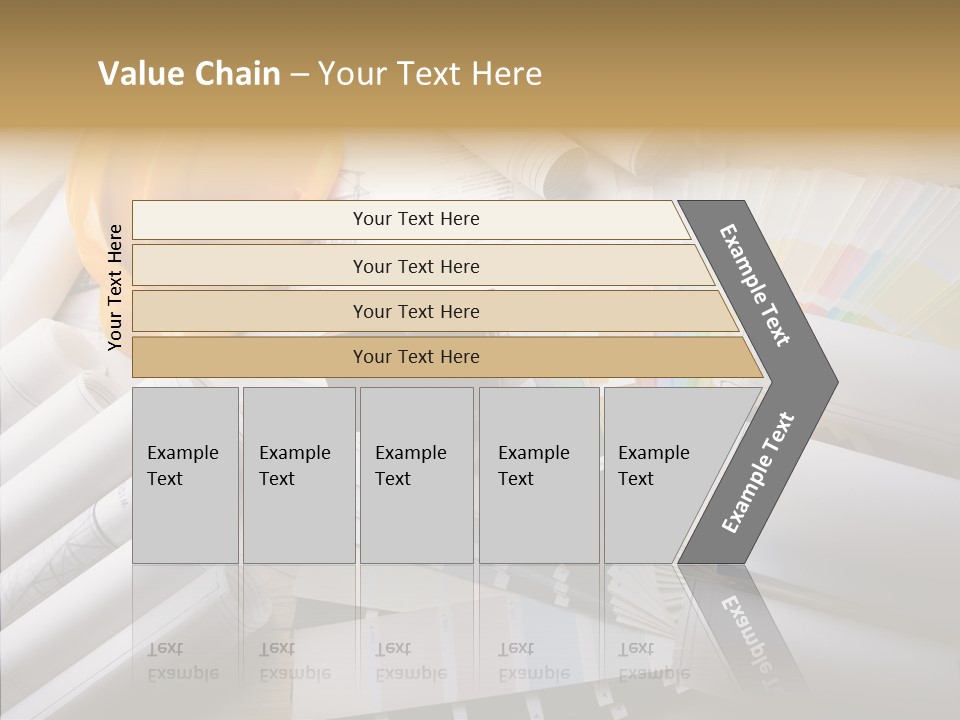 Notebooks Creativity Print PowerPoint Template