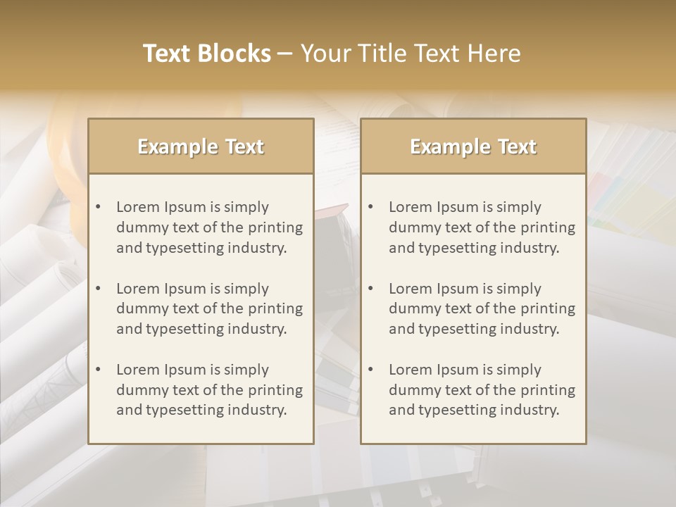 Notebooks Creativity Print PowerPoint Template