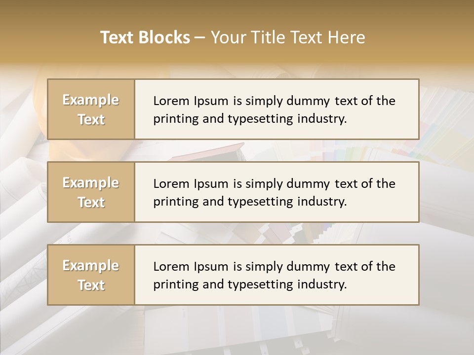 Notebooks Creativity Print PowerPoint Template