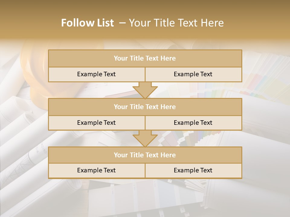 Notebooks Creativity Print PowerPoint Template