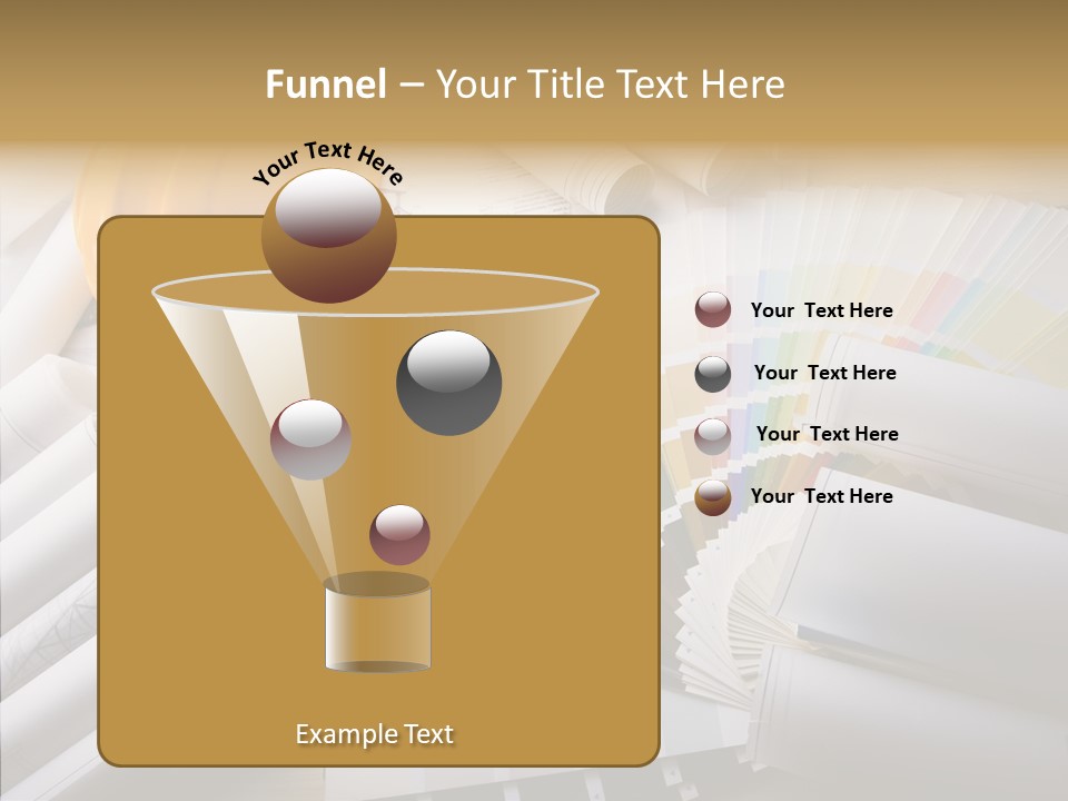 Notebooks Creativity Print PowerPoint Template