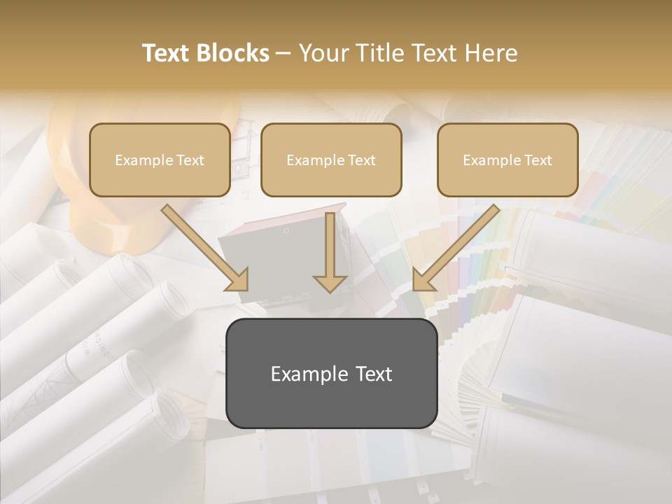 Notebooks Creativity Print PowerPoint Template