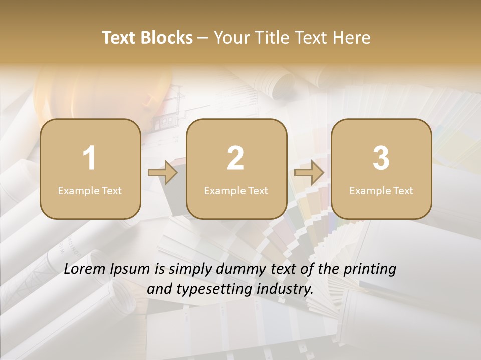 Notebooks Creativity Print PowerPoint Template