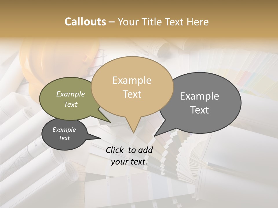 Notebooks Creativity Print PowerPoint Template