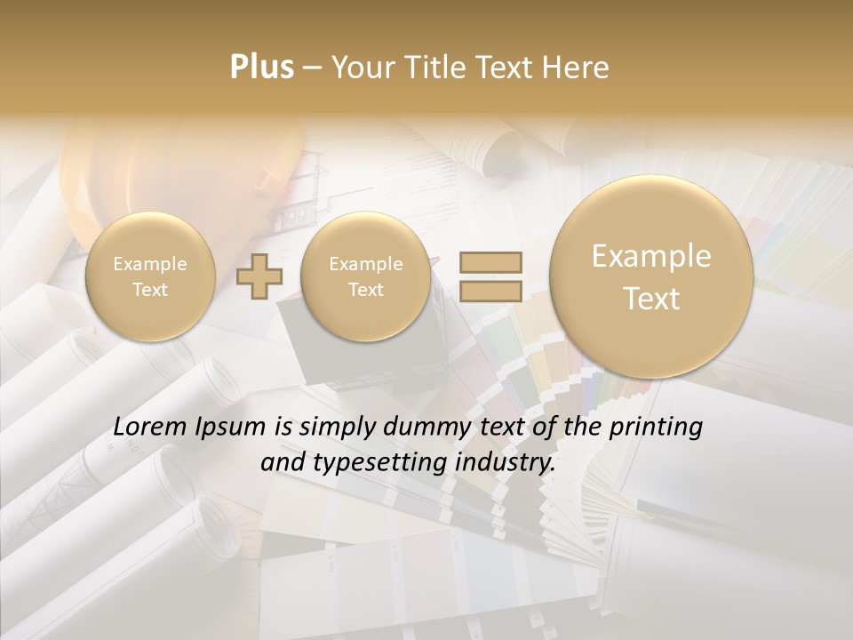Notebooks Creativity Print PowerPoint Template