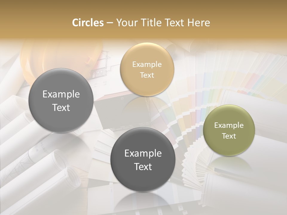 Notebooks Creativity Print PowerPoint Template